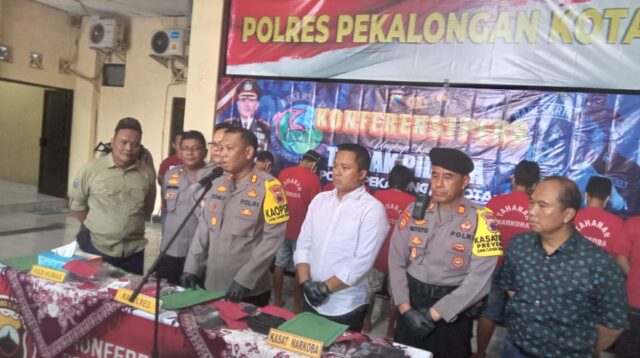 Pemilu 2024 Polresta Pekalongan Tangkap 11 Tersangka Narkoba dan Psikotropika