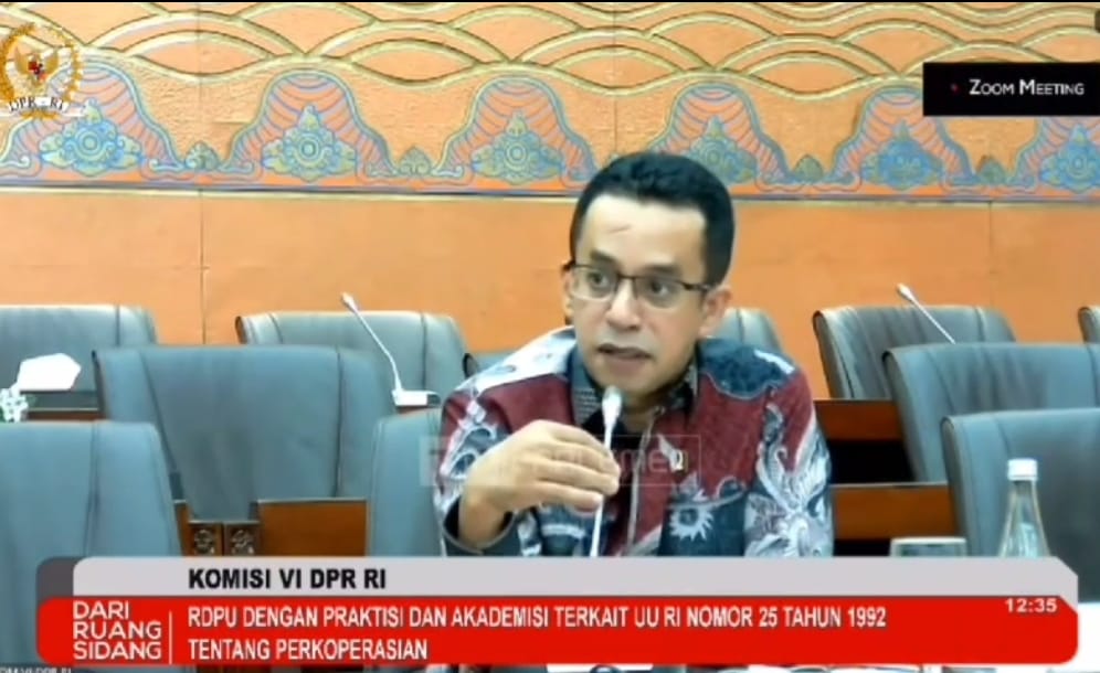 Rizal Bawazier Anggota Komisi VI DPR RI Membawa Kasus BMT Mitra Umat Kedalam RDPU